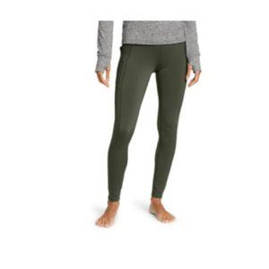 Eddie Bauer Women's Crossover Winter Trail Adventure High-Rise Leggings Loden